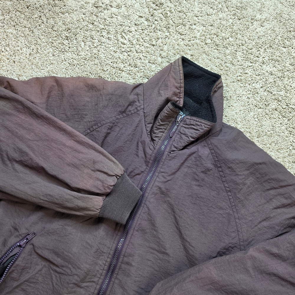 VINTAGE Pacific Trail Fleece Lined Bomber Jacket Mens Medium Gray Outdoor Casual